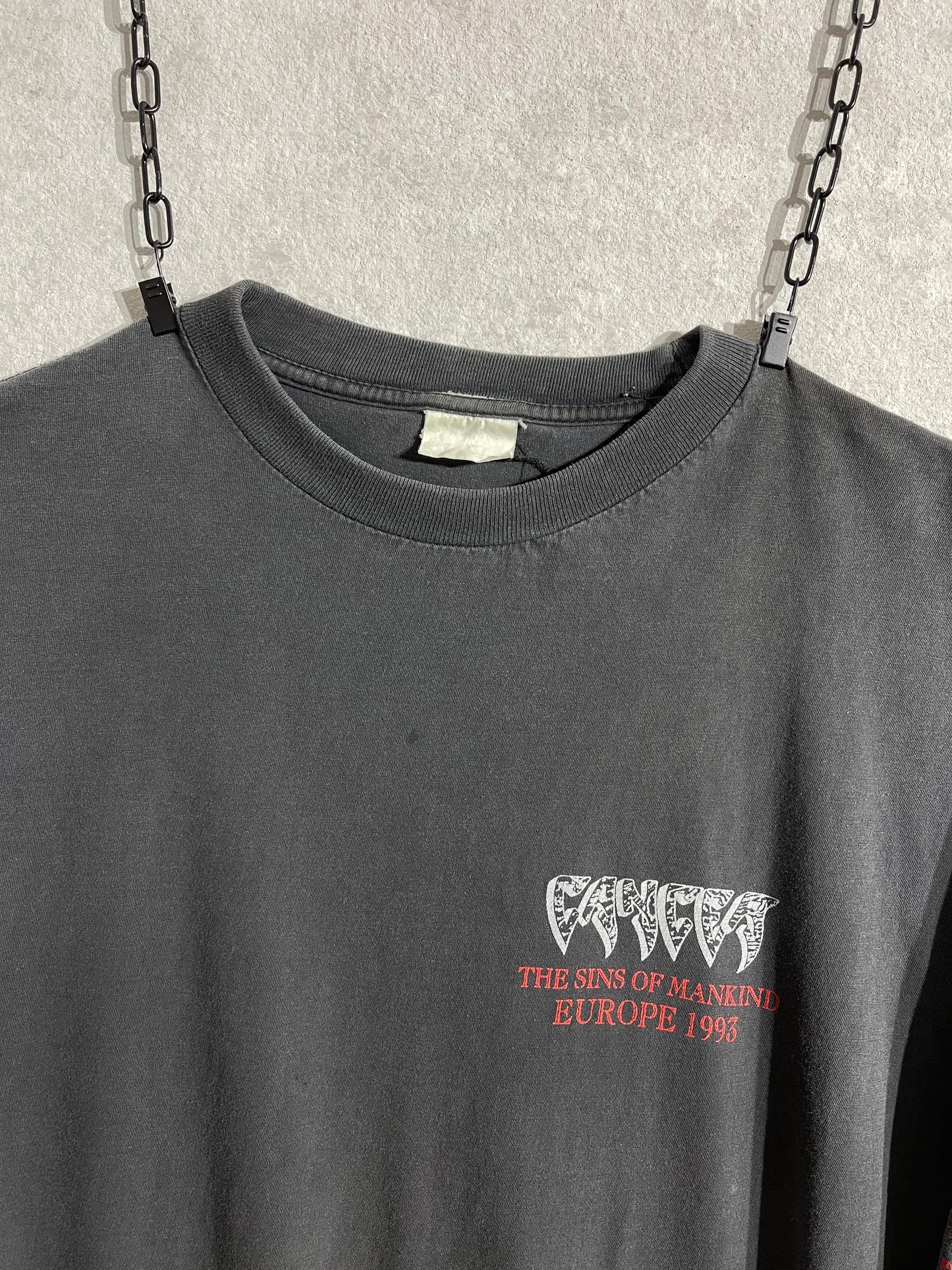 Cancer The Sins of Mankind European Tour 1993 Longsleeve [XL]